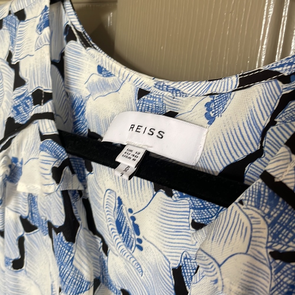 Reiss Maddy Floral Print Flippy Dress - Picture 6 of 7